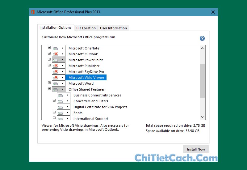 H ng d n c i t microsoft office tr n windows 10 n p m c in t n n i